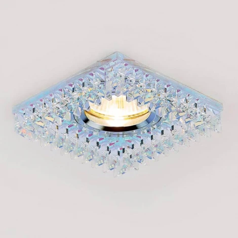 Встраиваемый точечный светильник Ambrella Хрусталь Зеркальный K120 PR