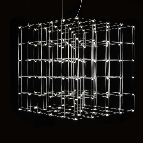 Подвесная люстра Quasar Cosmos Square LED pendant light ImperiumLoft 40,244 (252291-22)