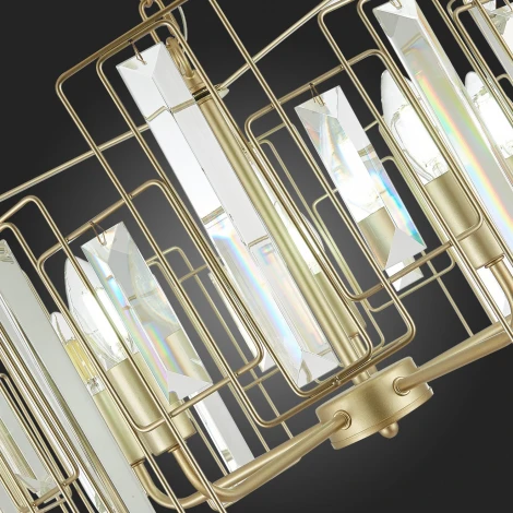 Подвесная люстра Evoluce Giano SLE103403-05 (220V, на цепи, круглые)