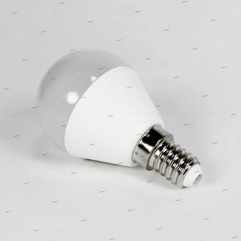 Лампа светодиодная Horoz, шар, E14, 6W, 220V, теплый (3000K)