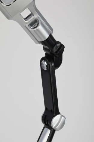 Офисная настольная лампа светодиодная на струбцине с регулировкой цветовой температуры и яркости ЭРА NLED-497-12W-BK (220V, сенсорный выключатель)