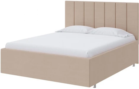PROxSON Кровать Modern Large (Ткань: Велюр Forest 730 Миндальный) 90x190