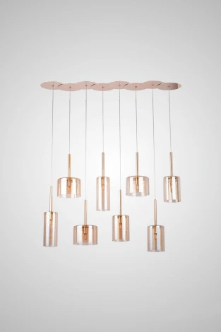 Подвесной светильник AM Group AM355 AM355-8AMBER (220V, на проводе)