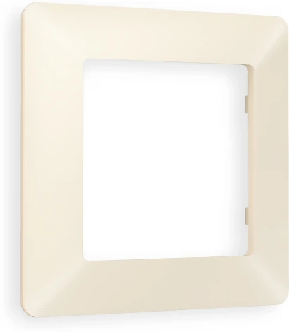 Рамка Ambrella Volt ALFA Line (Бежевый матовый) 1-ая AF110331