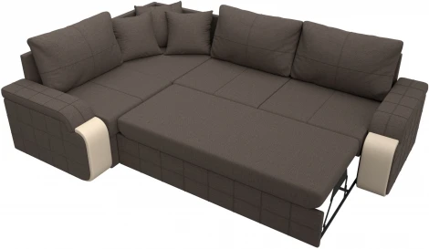 Диван угловой Николь левый угол Лига Диванов (Рогожка) арт.126001L
