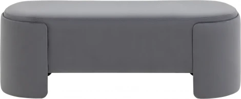 Банкетка Taks велюр серый Stool Group (арт.УТ000039119)