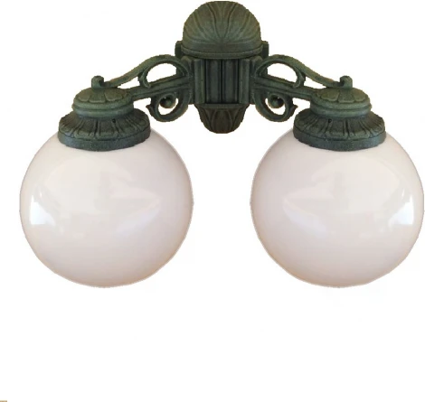 Настенный фонарь уличный Fumagalli GLOBE 250 G25.141.000.VYF1RDN (220V, шар, IP55)