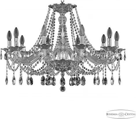 Подвесная люстра Bohemia 1607 1607/10/300 Ni
