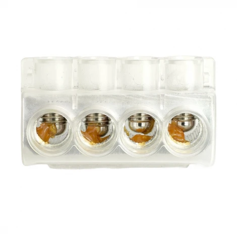 Клемма 4-х контактная Stekker 50215