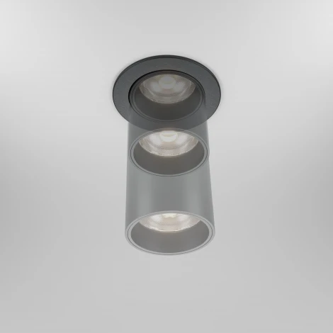 Встраиваемый светильник светодиодный Maytoni Focus Led DL125-L12-4K-B (220V, круглые)