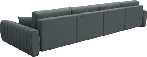 Диван П-образный Лига-057 НПБ Лонг Лига Диванов (Рогожка) арт.129323