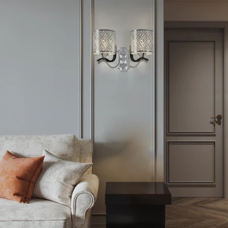 Бра Arte Milano Florentia-6787 306787/2W Bk/Ni (220V)