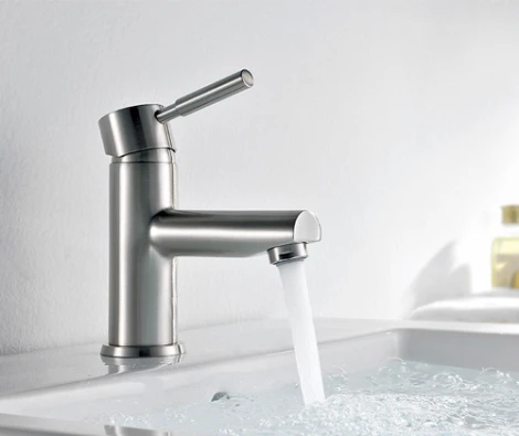 Смеситель Wasserkraft Wern 4203 для раковины, матовый хром