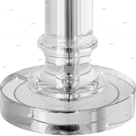 Основание настольной лампы Eglo Glasbury, 1 лампа, хром с прозрачным