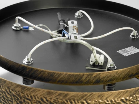 Потолочная люстра Lussole Loft Kenai GRLSP-8025 (220V, круглые, IP21)