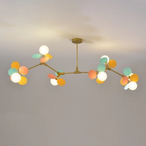 Люстра на штанге Matisse M L120 Multicolored ImperiumLoft Matisse-M01 (151702-26) (220V, шар)