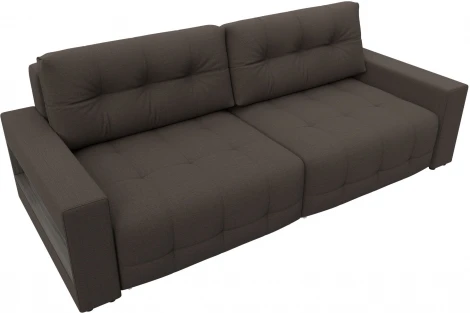 Диван прямой с полками Лига-053 НПБ Лига Диванов (Рогожка) арт.128885