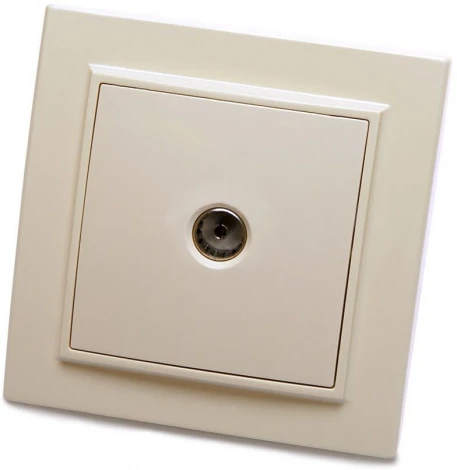 ТВ-розетка (слоновая кость) Stekker Эрна 39234