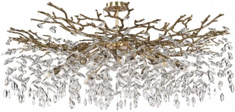 Потолочная люстра хрустальная на штанге Arte Milano Milano-1 23111.1200.18.E14.B GB (220V)