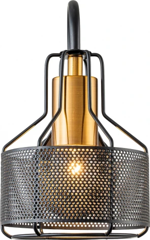 Бра Escada Quart 697/1A 1x60Вт E27, металл, черный/золото (220V)