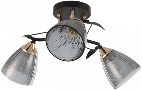 Потолочная люстра на штанге Arte Milano AMALFI 322610/3 BK+FG (220V)
