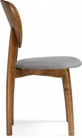 Стул деревянный Woodville Окава ткань tenerife stone / миланский орех арт.615248
