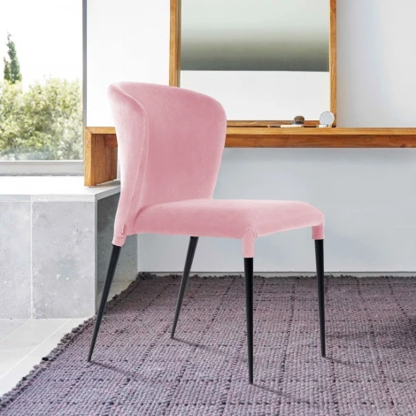 Стул Top Concept Albert (Альберт), бархат пудровый 15