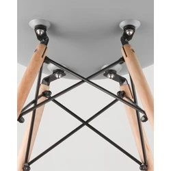 Стул Eames Style DSW оранжевый (разборный каркас) Stool Group арт.УТ000039885
