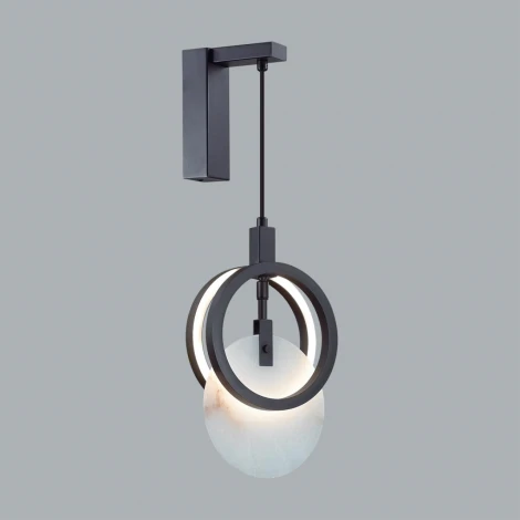 Настенный светильник Odeon Light Mercury 5422/17WL черный/металл/алебастр LED 17W 3000K (220V)