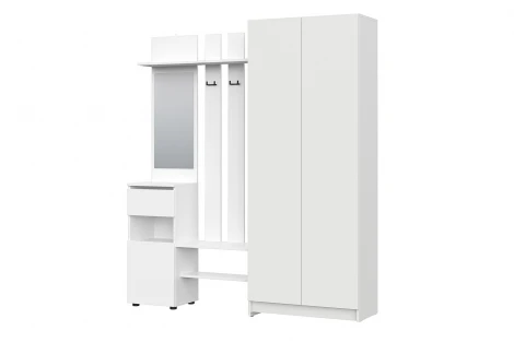 Прихожая Бали, Белый. Комплект 8 Арника 00-00287638