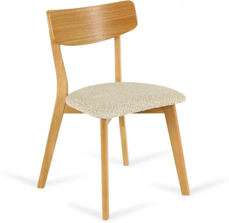 Стул Oxville ОГОГО Обстановочка! (Массив дерева,Букле/Бежевый) арт.920341