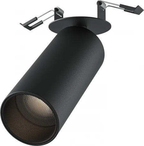 Встраиваемый светильник светодиодный Maytoni Focus LED C053CL-L12W4K-W-B (220V, круглые)