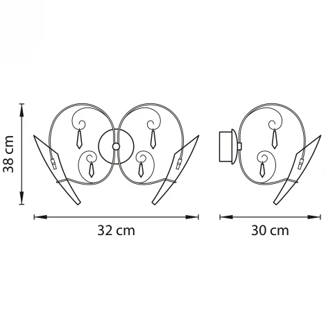 Бра Lightstar Scarabeo 755624 (12V)