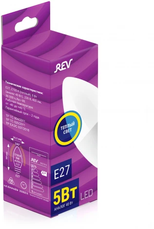 Лампочка светодиодная REV 32273 3