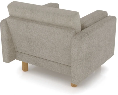 Кресло Arsko Ингвар серый велюр