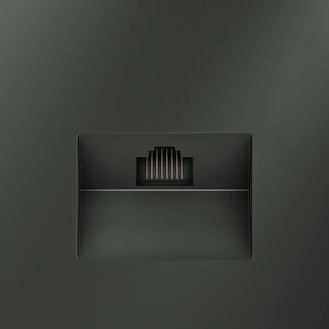 Розетка Ethernet RJ-45 (титан) Voltum S70 VLS060106