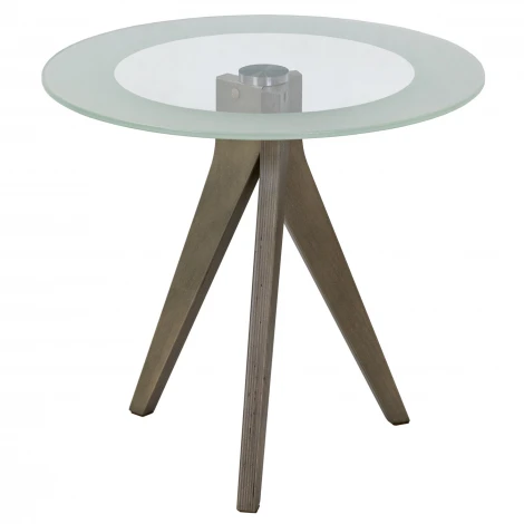 Стол журнальный Рилле 441 шимо/стекло прозрачное Mebelik 009582