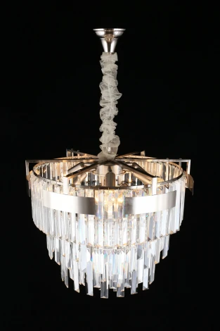 Подвесная люстра каскадная Aployt Mariz APL.813.03.09 (220V, хрусталь, на цепи)