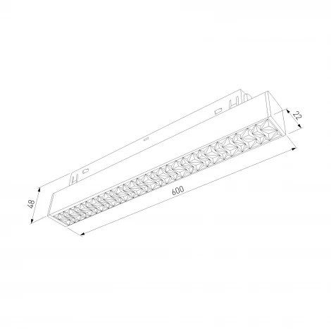Трековый светильник Downlight светодиодный магнитный 20W 48V 4000K Elektrostandard Slim Magnetic 85531/01 (a071085)