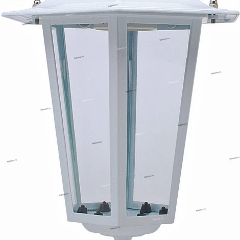 Подвес уличный Horoz Erguvan, 1 плафон, белый с прозрачным