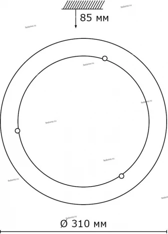 Настенно-потолочный светильник Sonex Riga 126