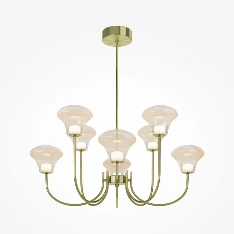 Потолочная люстра на штанге светодиодная Maytoni Dynasty MOD402PL-L30BS3K (220V)