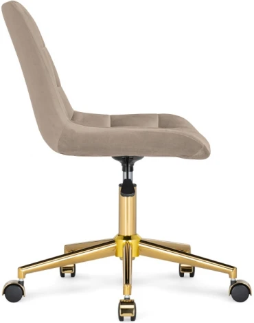 Компьютерное кресло Woodville Честер бежевый (california 102) / золото 533178