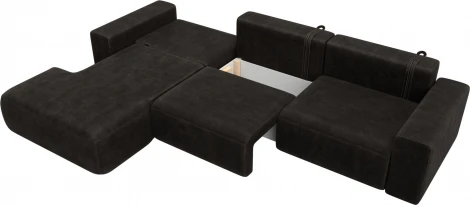 Диван угловой Лига-036 НПБ Классик Лонг левый угол Лига Диванов (Велюр) арт.127788L