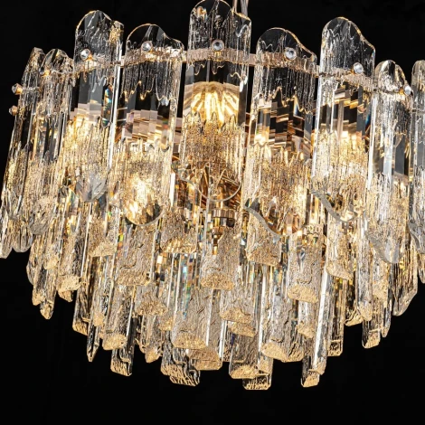 Подвесная люстра хрустальная Modelux MODELUX ML.7083.8 GD