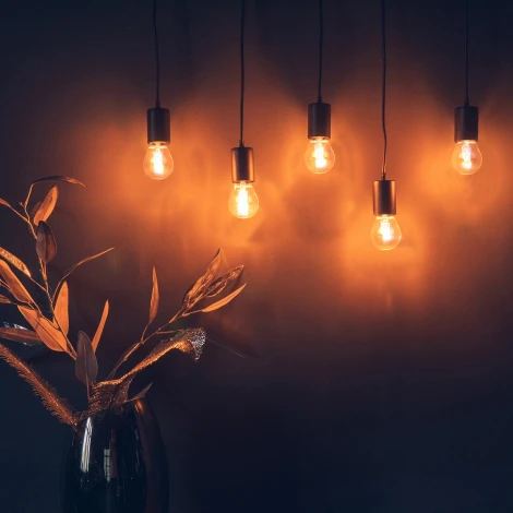 Лампа светодиодная, форма «шар», золотистая колба Uniel Vintage LED-G45-5W/GOLDEN/E27 GLV21GO