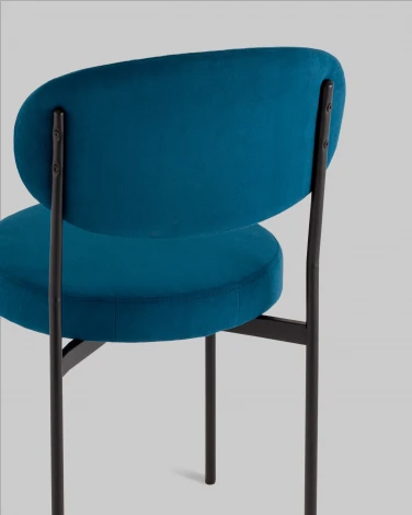 Стул Бриф DD велюр синий 4 шт. Stool Group арт.УТ000041542