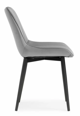 Стул Notta на металлокаркасе Седа К светло-серый / черный 502100