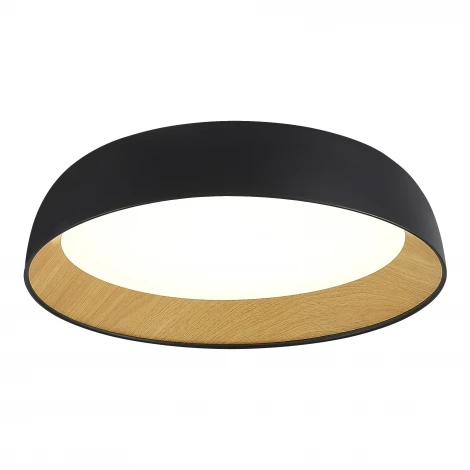 Потолочный светильник Evoluce Muse SLE1812-402-01 Черный, древесный/белая LED 1*36W 4000K