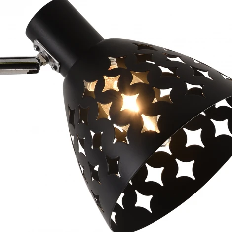 Потолочная люстра на штанге Reluce 01554-3.3-03B BK+CR (220V)